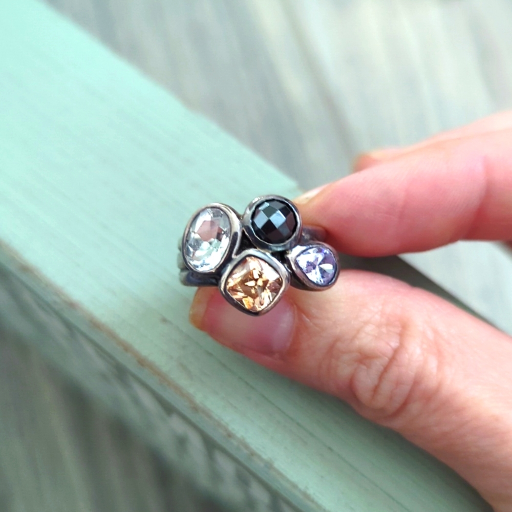 Silpada wine flight ring